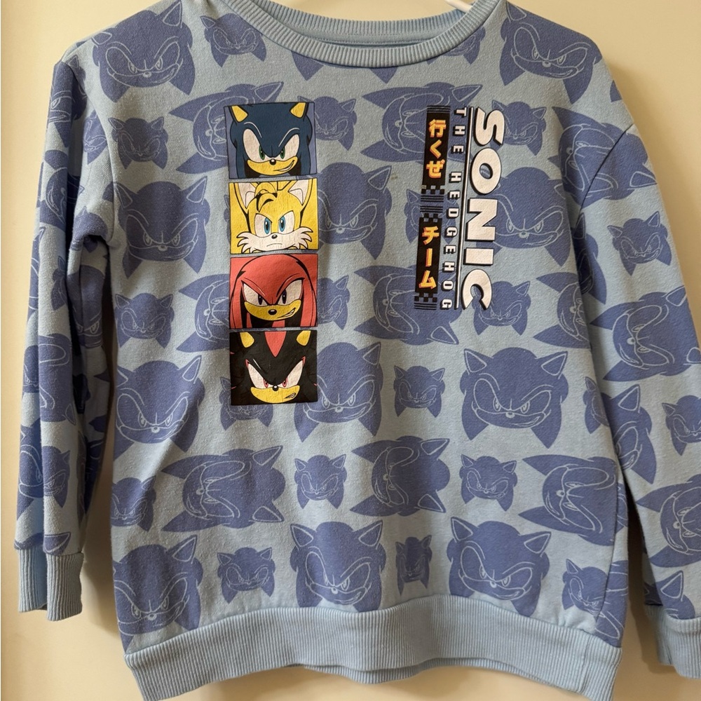 Target Blue Sonic Kids Sweatshirt